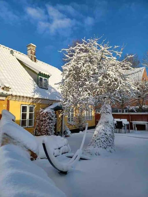 Idyllisk, Historisk Byhus Ved Fjorden I Mariager Ngoại thất bức ảnh