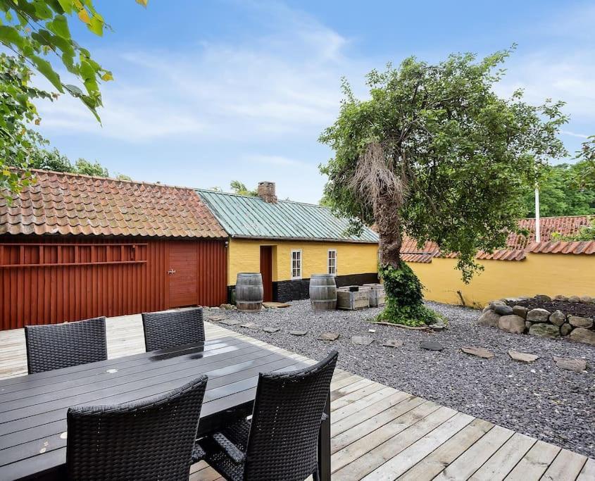 Idyllisk, Historisk Byhus Ved Fjorden I Mariager Ngoại thất bức ảnh